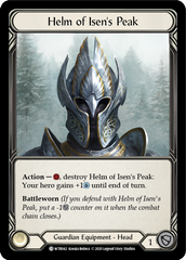 Helm of Isen's Peak [U-WTR042] (Welcome to Rathe Unlimited)  Unlimited Rainbow Foil | I Want That Stuff Brandon