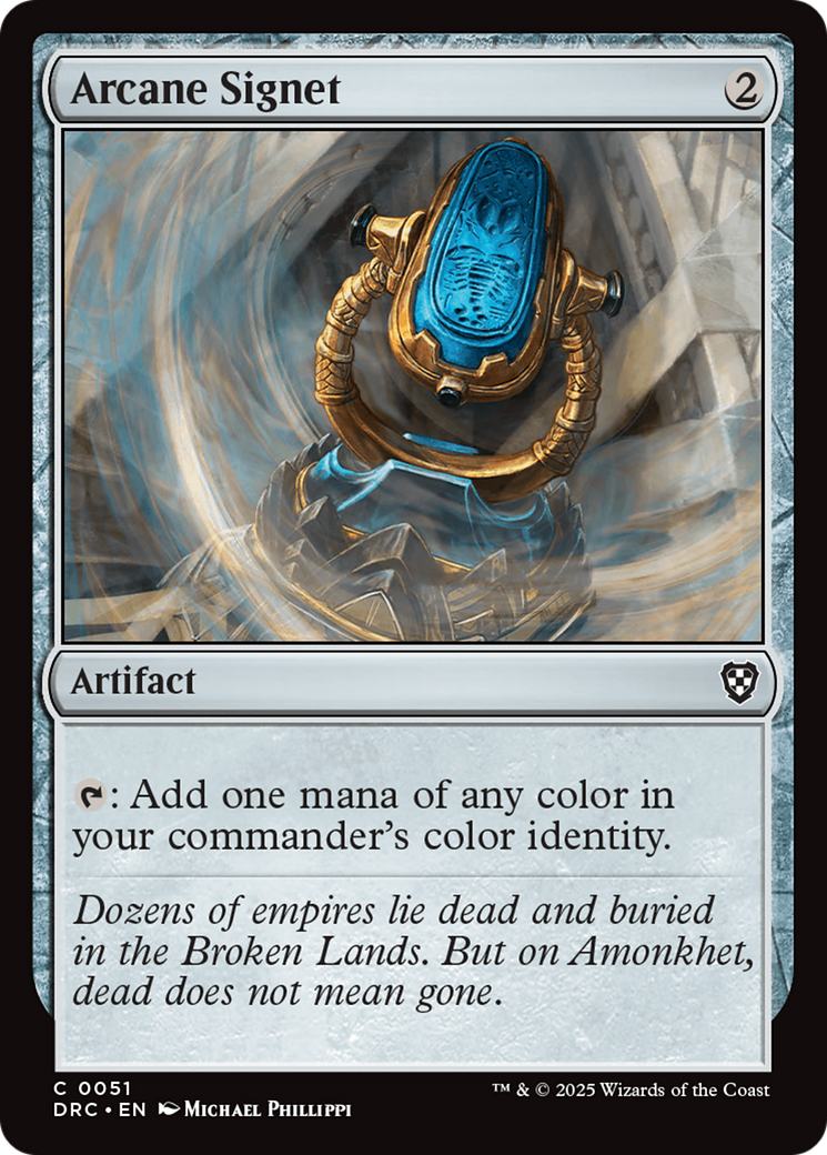 Arcane Signet [Aetherdrift Commander] | I Want That Stuff Brandon