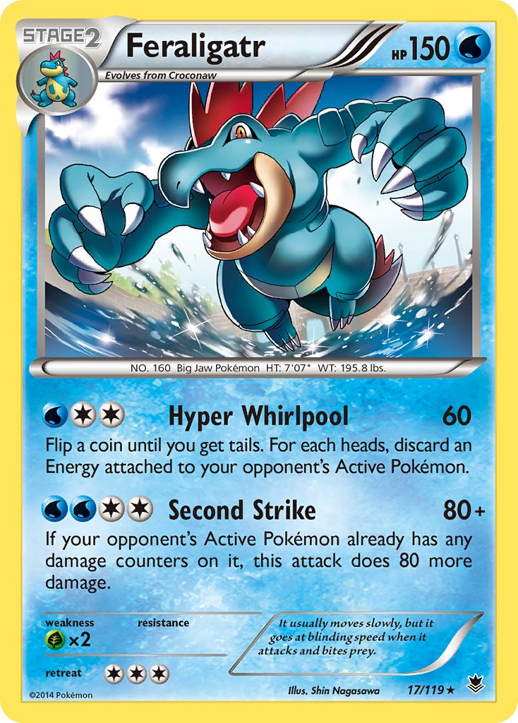 Feraligatr (17/119) (Theme Deck Exclusive) [XY: Phantom Forces] | I Want That Stuff Brandon