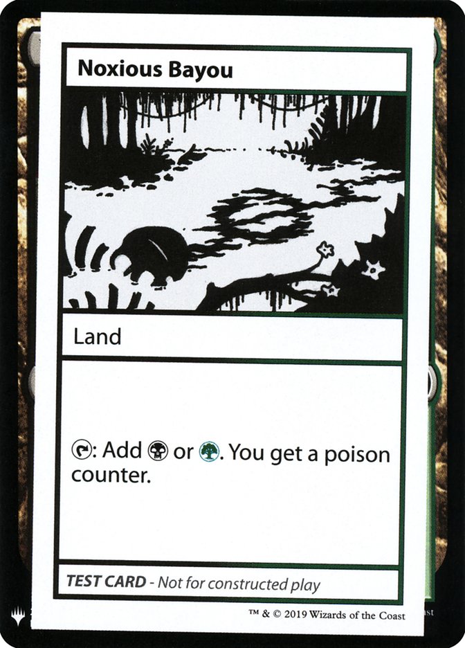 Noxious Bayou [Mystery Booster Playtest Cards] | I Want That Stuff Brandon