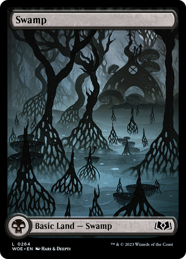 Swamp (264) (Full-Art) [Wilds of Eldraine] | I Want That Stuff Brandon