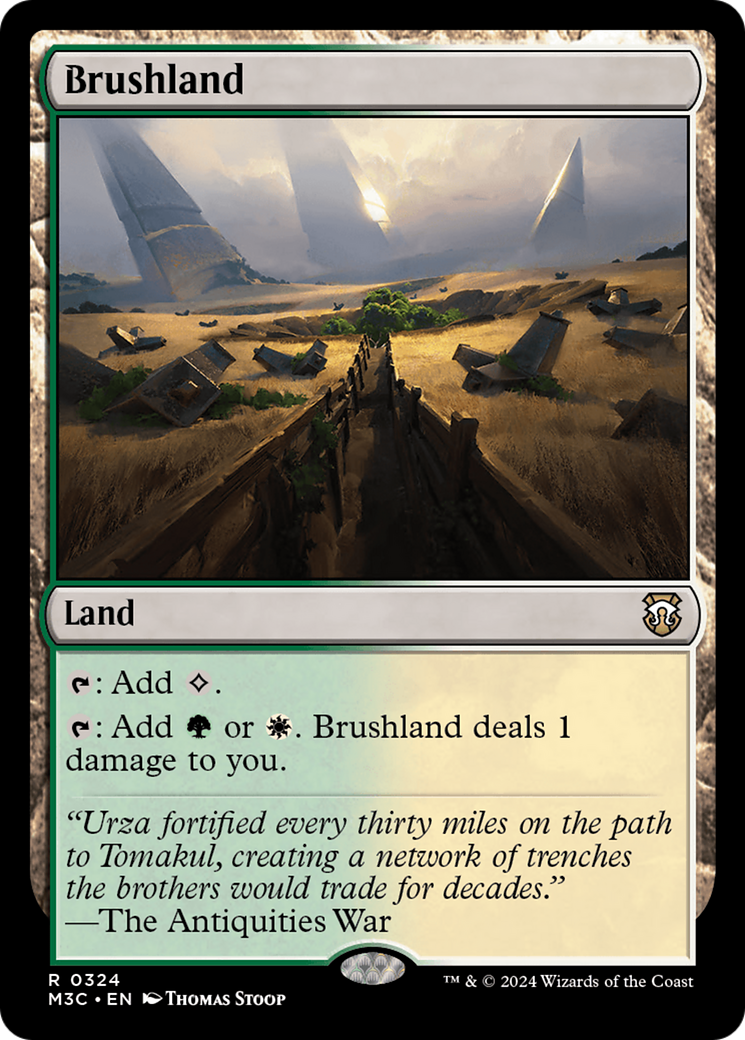 Brushland (Ripple Foil) [Modern Horizons 3 Commander] | I Want That Stuff Brandon