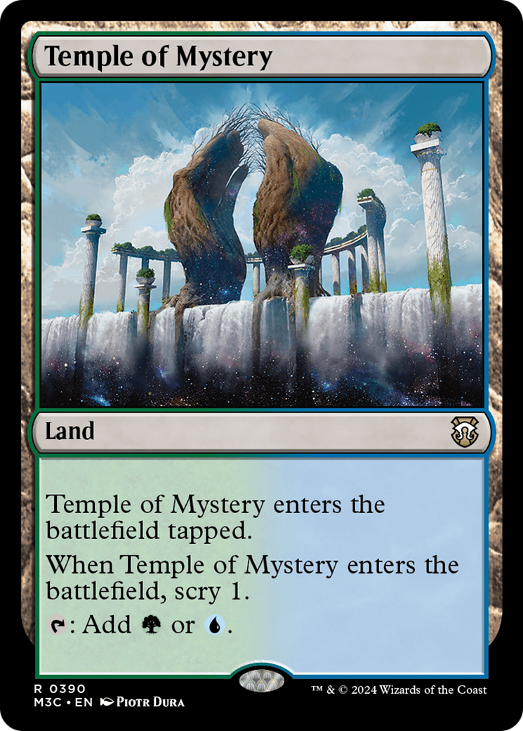 Temple of Mystery (Ripple Foil) [Modern Horizons 3 Commander] | I Want That Stuff Brandon