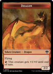 Servo // Dragon (0020) Double-Sided Token [Commander Masters Tokens] | I Want That Stuff Brandon