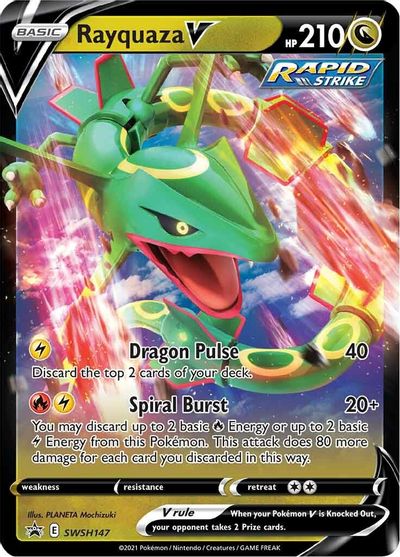 Rayquaza V (SWSH147) [Sword & Shield: Black Star Promos] | I Want That Stuff Brandon