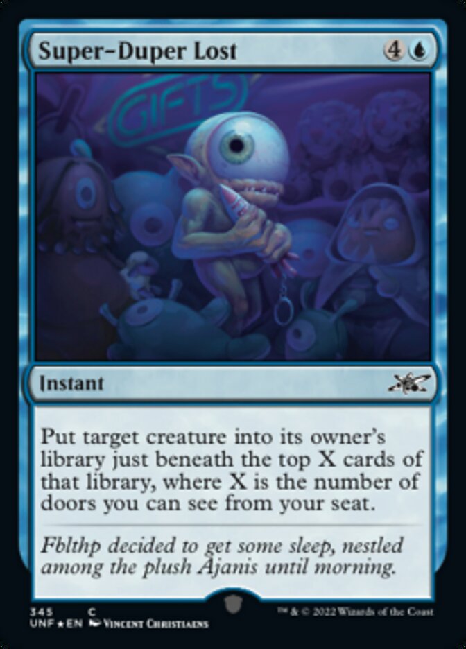 Super-Duper Lost (Galaxy Foil) [Unfinity] | I Want That Stuff Brandon
