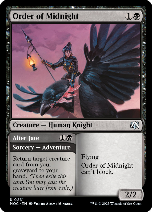 Order of Midnight // Alter Fate [March of the Machine Commander] | I Want That Stuff Brandon