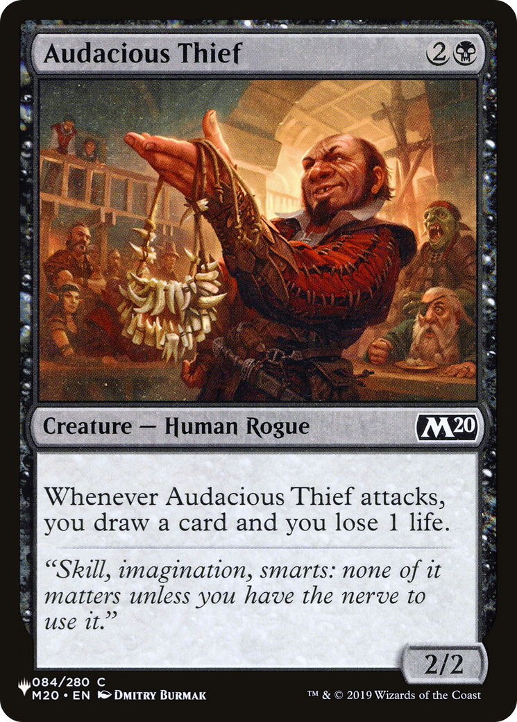 Audacious Thief [The List Reprints] | I Want That Stuff Brandon