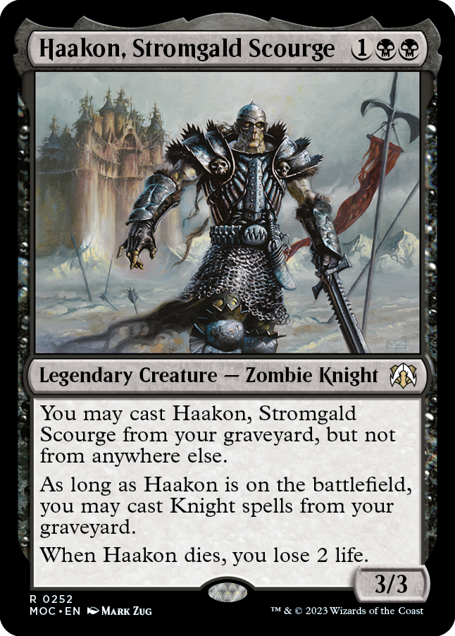 Haakon, Stromgald Scourge [March of the Machine Commander] | I Want That Stuff Brandon