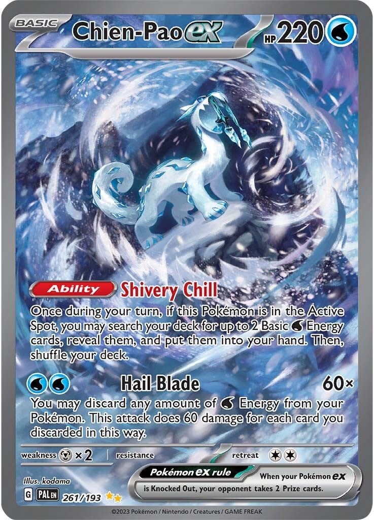 Chien-Pao ex (261/193) [Scarlet & Violet: Paldea Evolved] | I Want That Stuff Brandon