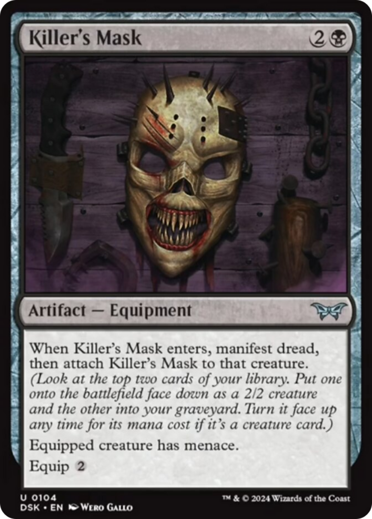 Killer's Mask [Duskmourn: House of Horror] | I Want That Stuff Brandon