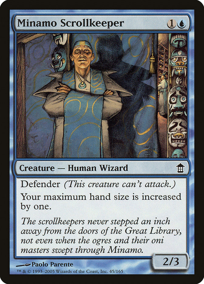 Minamo Scrollkeeper [Saviors of Kamigawa] | I Want That Stuff Brandon