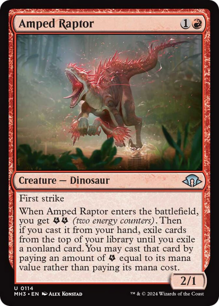 Amped Raptor [Modern Horizons 3] | I Want That Stuff Brandon