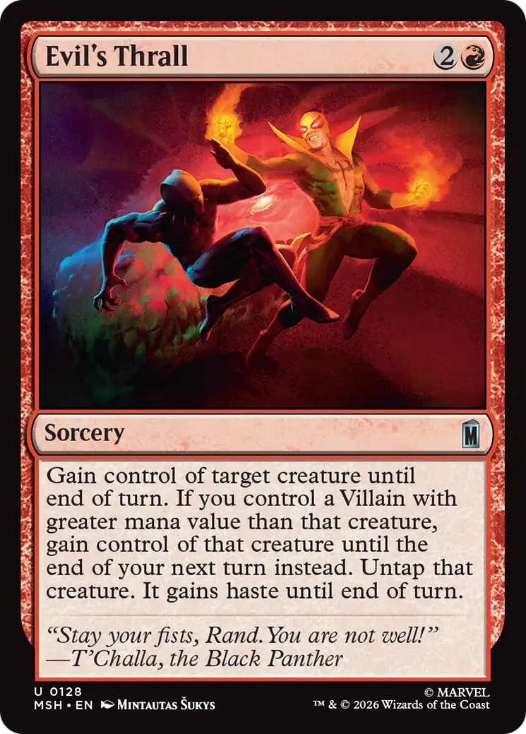 Evil's Thrall [Marvel Super Heroes] | I Want That Stuff Brandon
