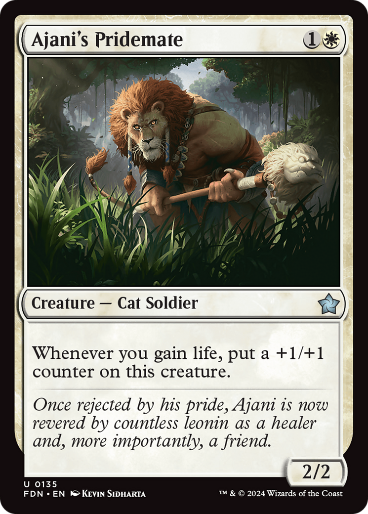 Ajani's Pridemate [Foundations] | I Want That Stuff Brandon