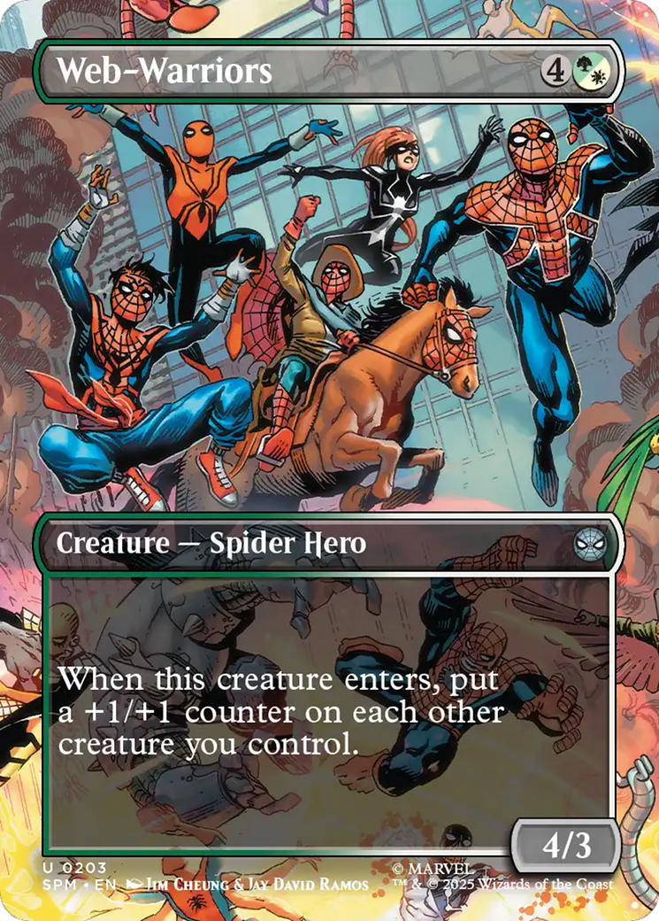 Web-Warriors (Borderless) [Marvel's Spider-Man] | I Want That Stuff Brandon