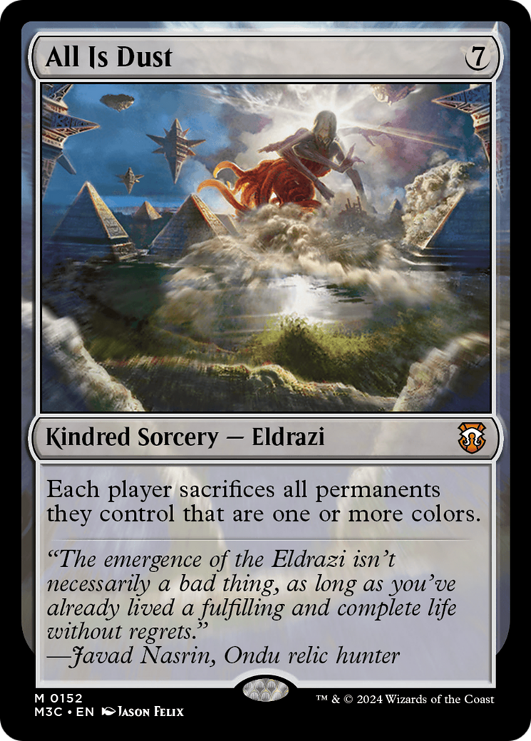 All Is Dust (Ripple Foil) [Modern Horizons 3 Commander] | I Want That Stuff Brandon