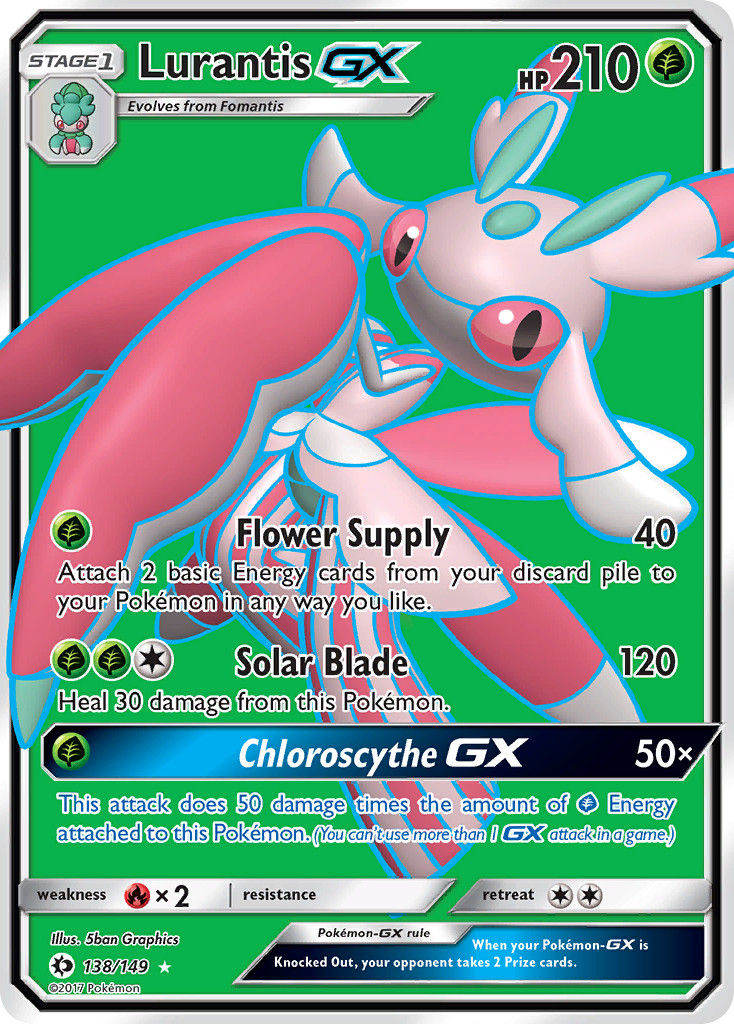 Lurantis GX (138/149) [Sun & Moon: Base Set] | I Want That Stuff Brandon