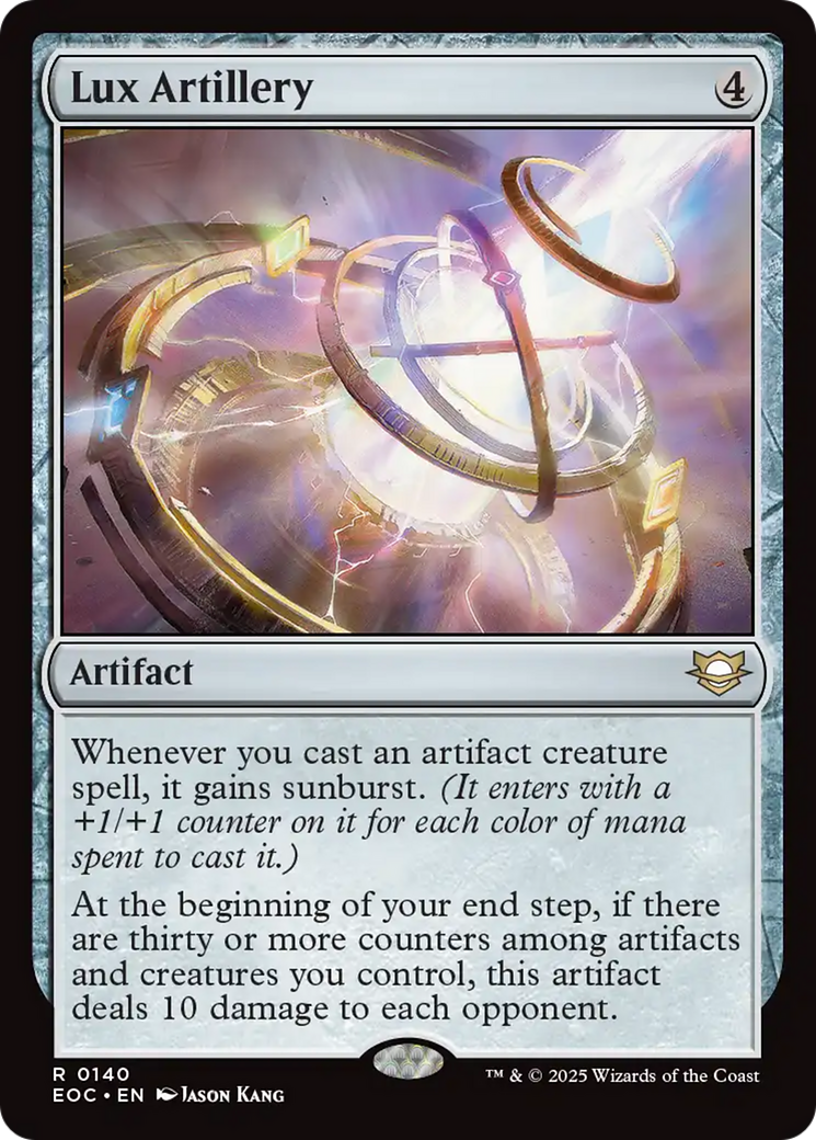 Lux Artillery [Edge of Eternities Commander] | I Want That Stuff Brandon