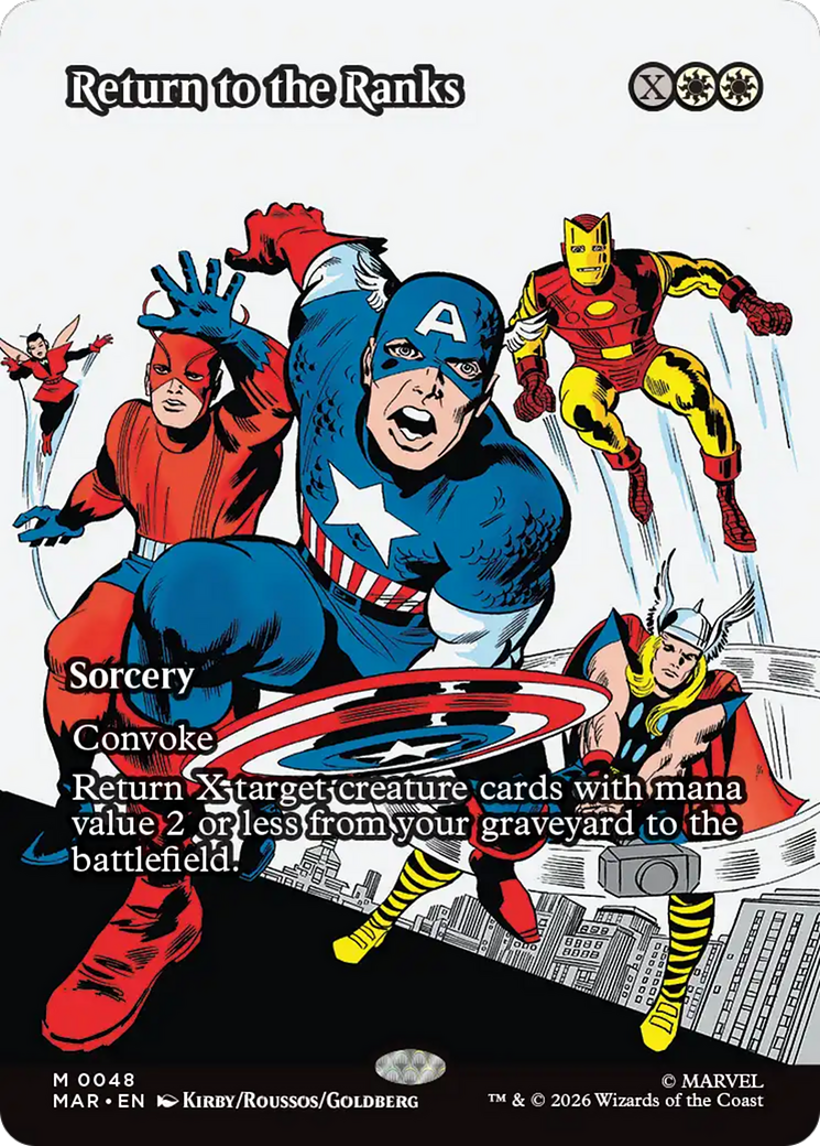 Return to the Ranks (Borderless) [Marvel Universe: Eternal-Legal] | I Want That Stuff Brandon