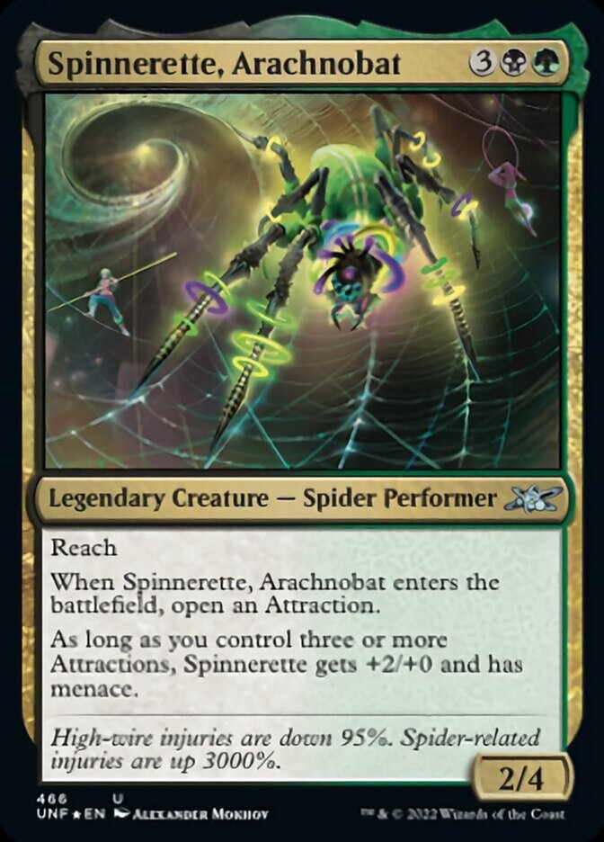 Spinnerette, Arachnobat (Galaxy Foil) [Unfinity] | I Want That Stuff Brandon