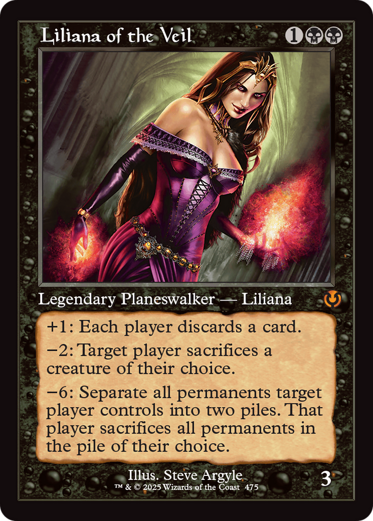 Liliana of the Veil (Retro Frame) [Innistrad Remastered] | I Want That Stuff Brandon