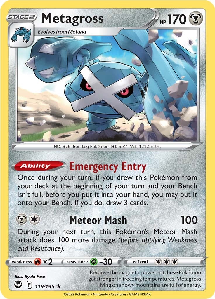 Metagross (119/195) [Sword & Shield: Silver Tempest] | I Want That Stuff Brandon