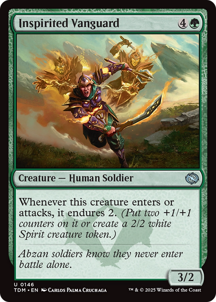 Inspirited Vanguard [Tarkir: Dragonstorm] | I Want That Stuff Brandon
