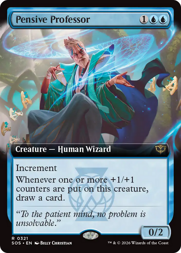 Pensive Professor (Extended Art) [Secrets of Strixhaven] | I Want That Stuff Brandon