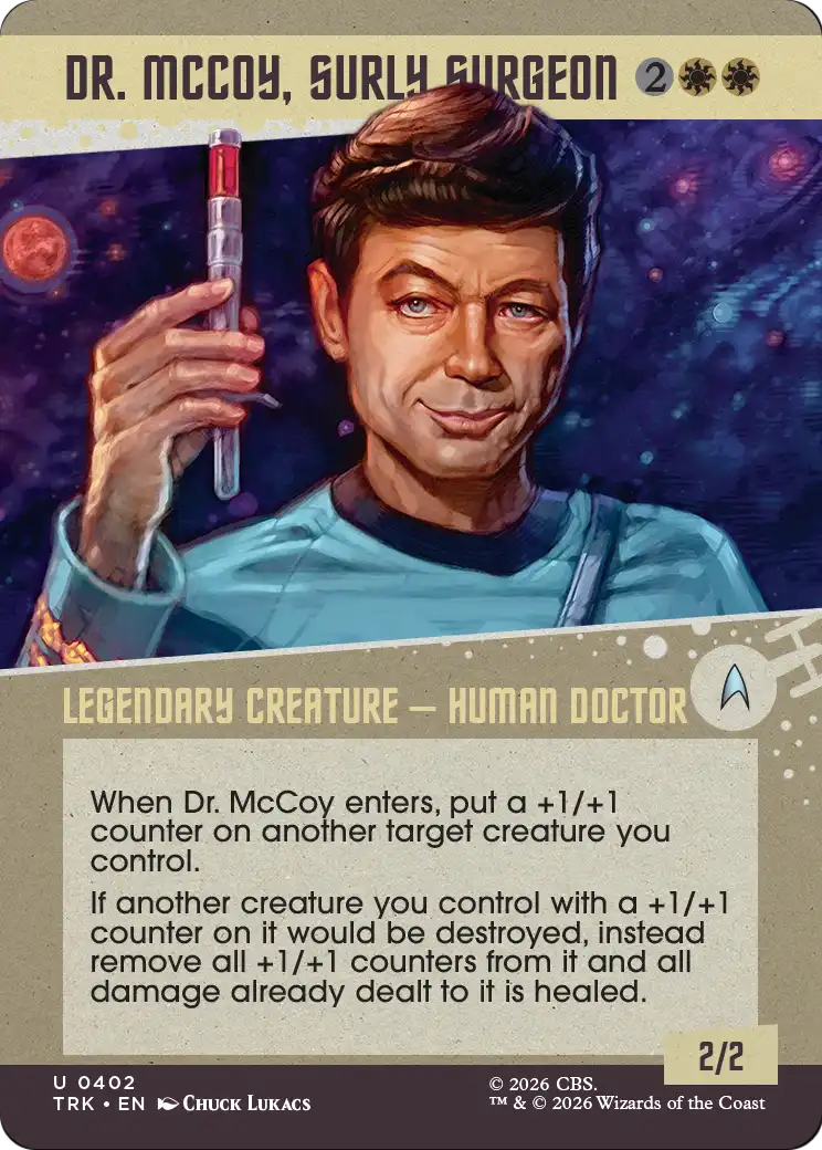 Dr. McCoy, Surly Surgeon (Showcase) [Star Trek] | I Want That Stuff Brandon