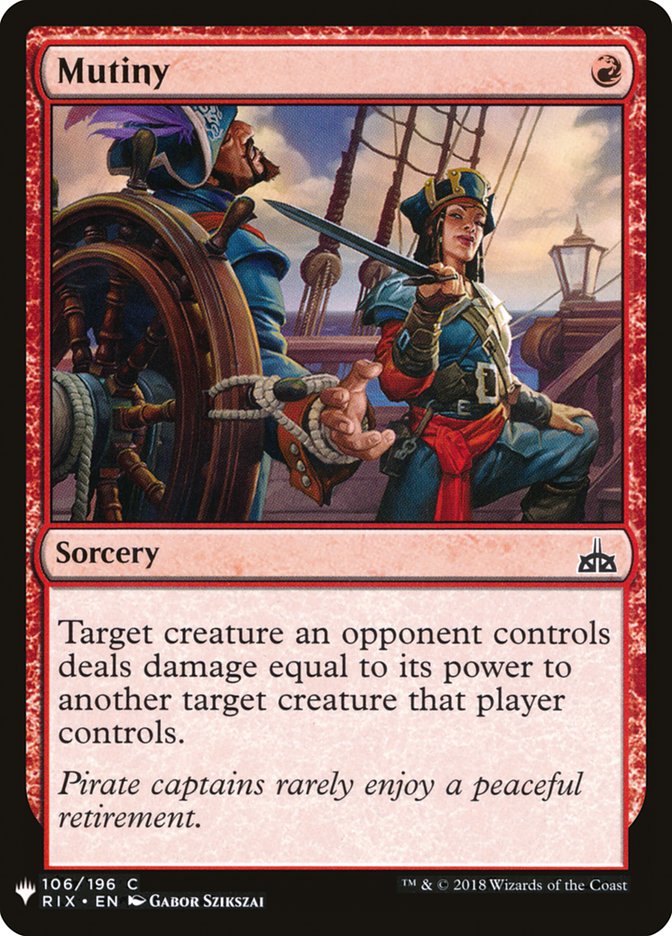 Mutiny [Mystery Booster] | I Want That Stuff Brandon