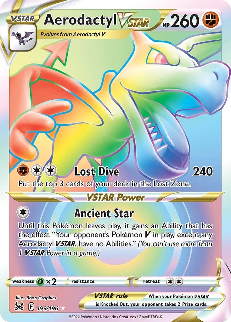 Aerodactyl VSTAR (199/196) [Sword & Shield: Lost Origin] | I Want That Stuff Brandon