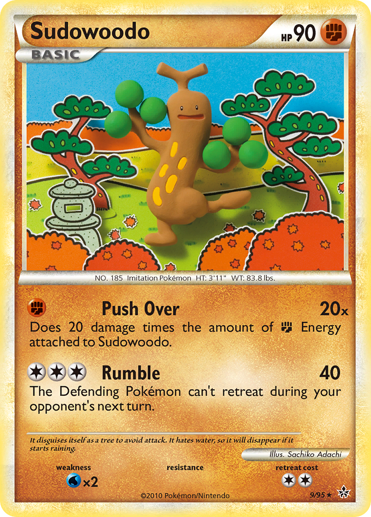 Sudowoodo (9/95) [HeartGold & SoulSilver: Unleashed] | I Want That Stuff Brandon