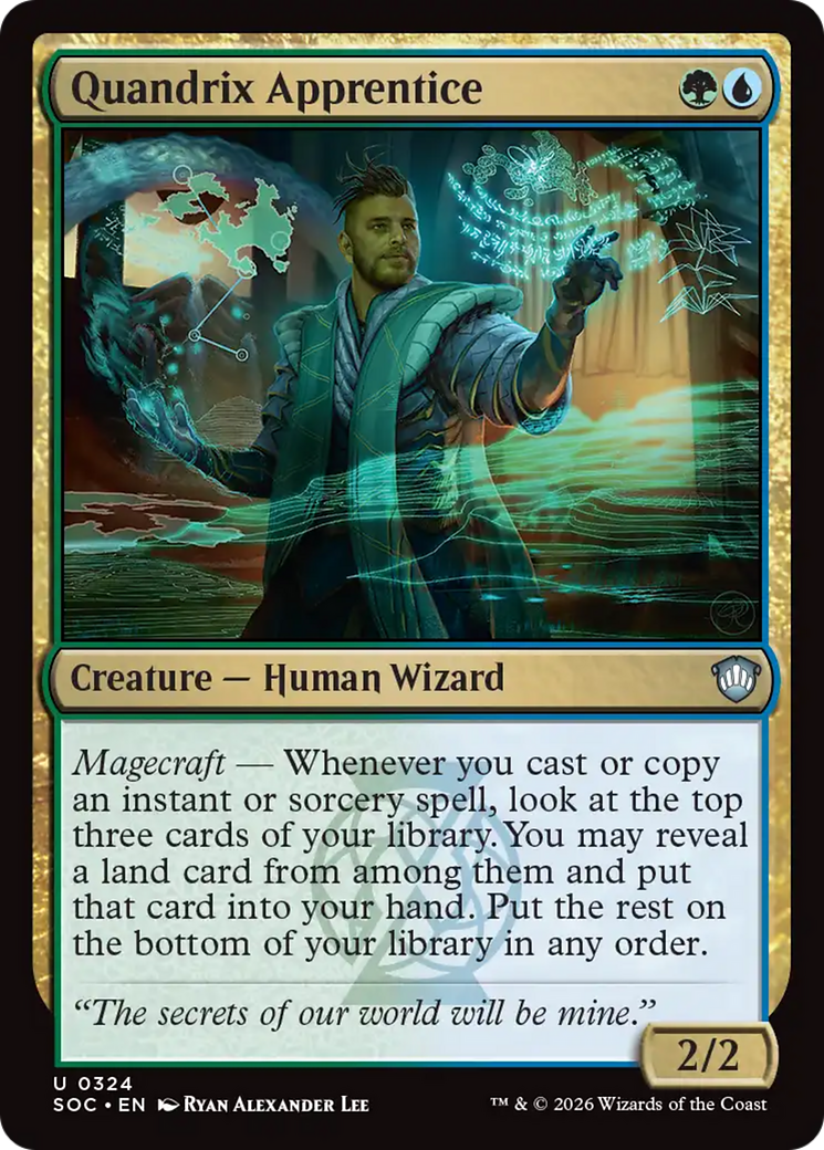 Quandrix Apprentice [Secrets of Strixhaven Commander] | I Want That Stuff Brandon