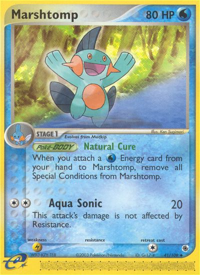 Marshtomp (41/109) [EX: Ruby & Sapphire] | I Want That Stuff Brandon