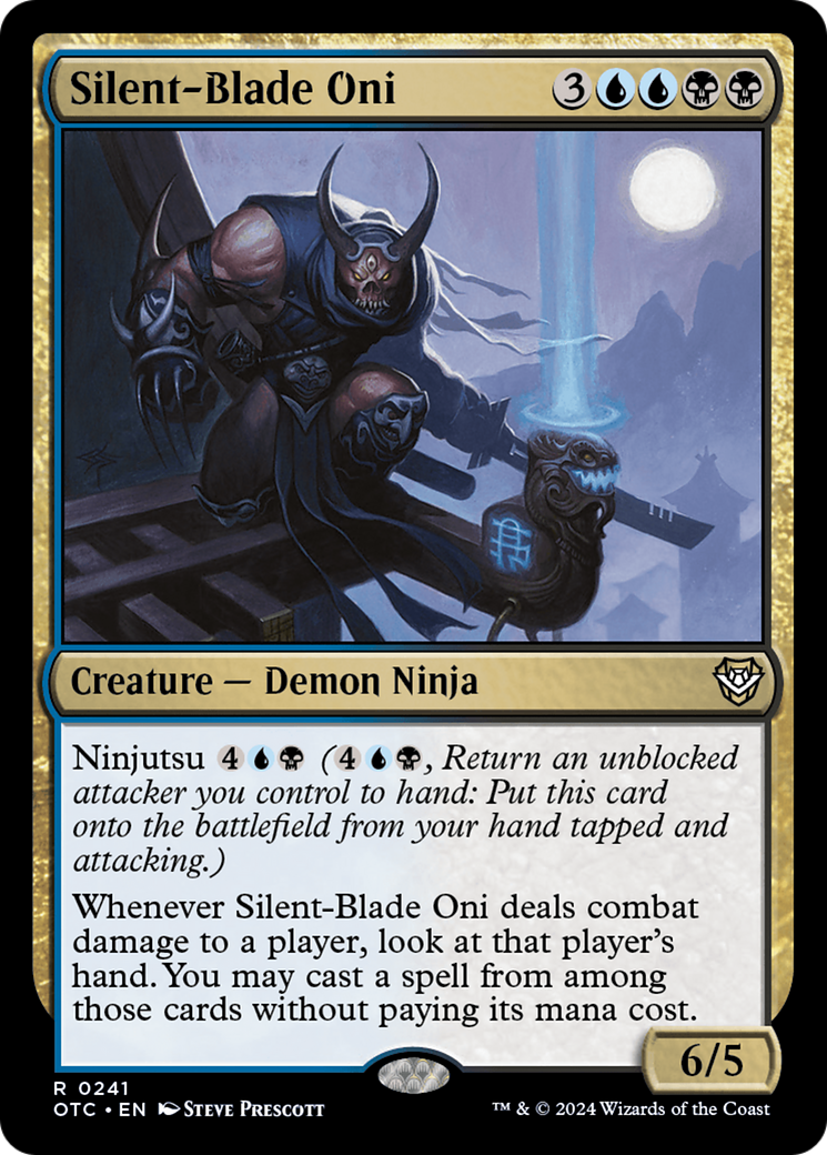 Silent-Blade Oni [Outlaws of Thunder Junction Commander] | I Want That Stuff Brandon