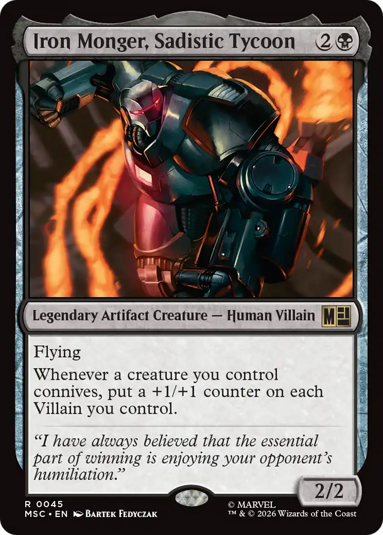 Iron Monger, Sadistic Tycoon (Surge Foil) [Marvel Super Heroes Commander] | I Want That Stuff Brandon