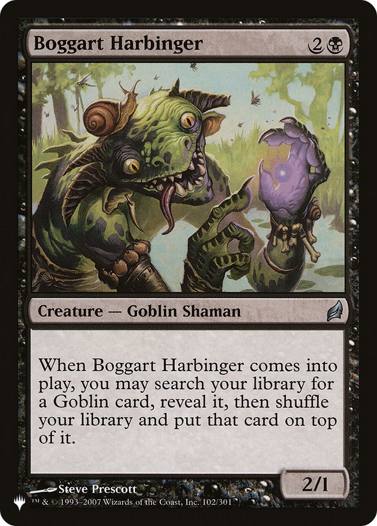 Boggart Harbinger [The List Reprints] | I Want That Stuff Brandon