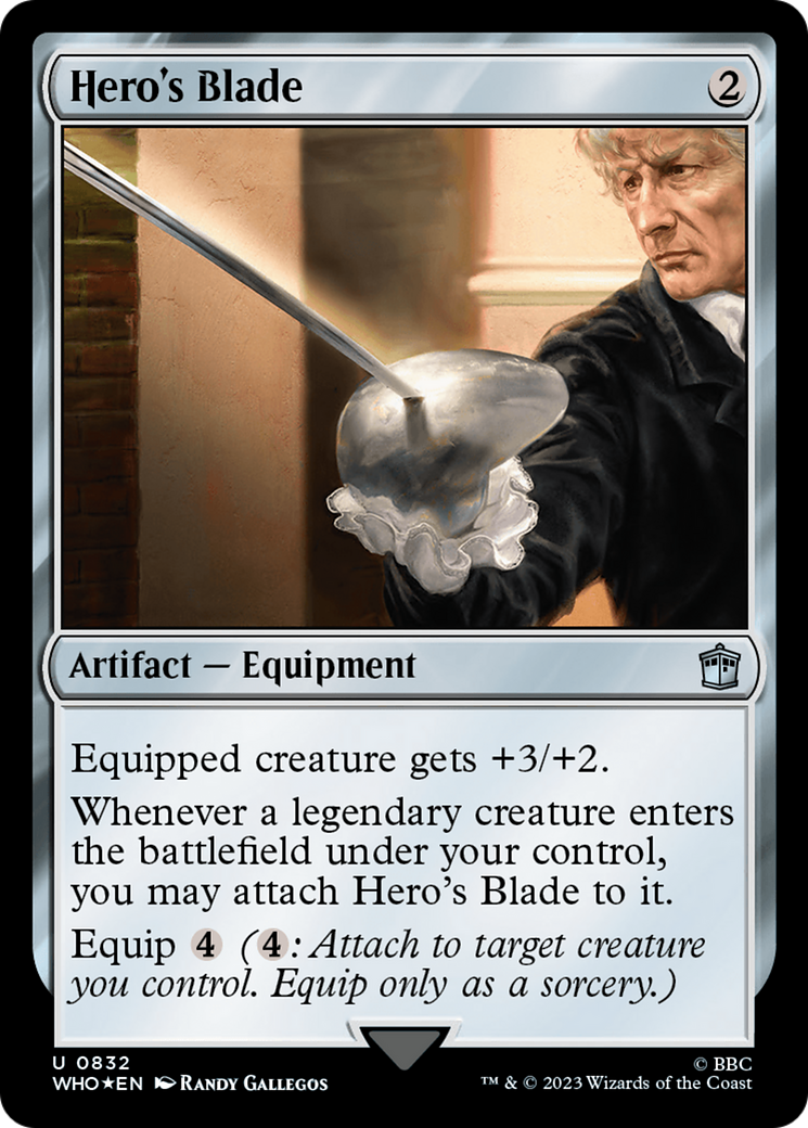 Hero's Blade (Surge Foil) [Doctor Who] | I Want That Stuff Brandon