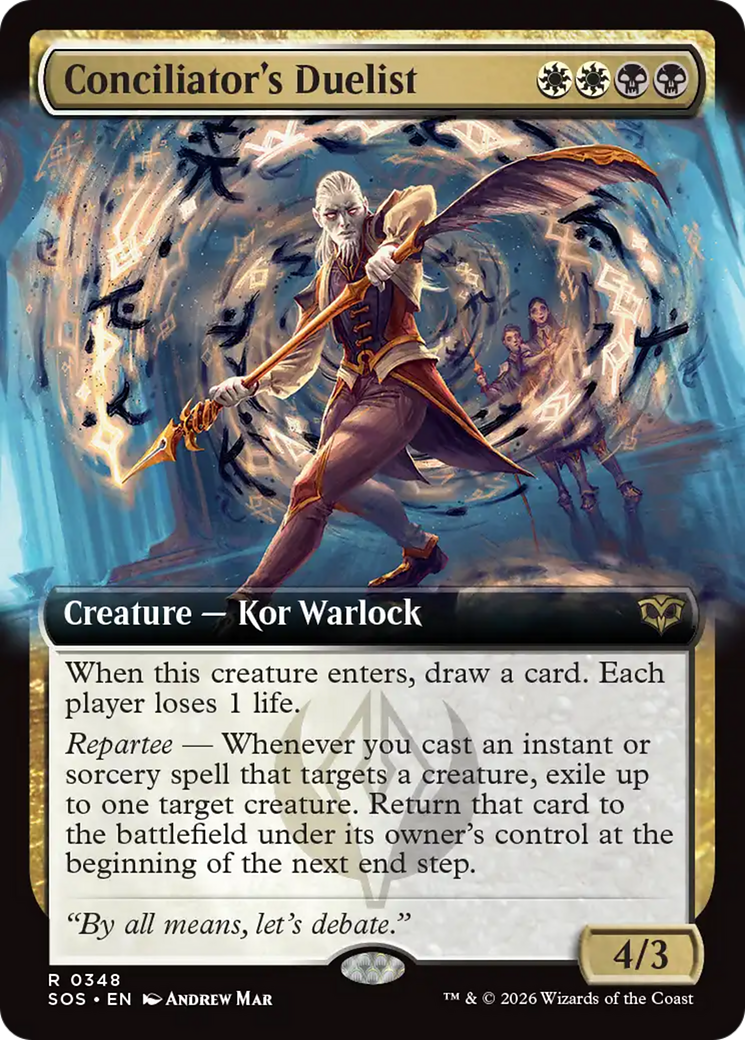 Conciliator's Duelist (Extended Art) [Secrets of Strixhaven] | I Want That Stuff Brandon