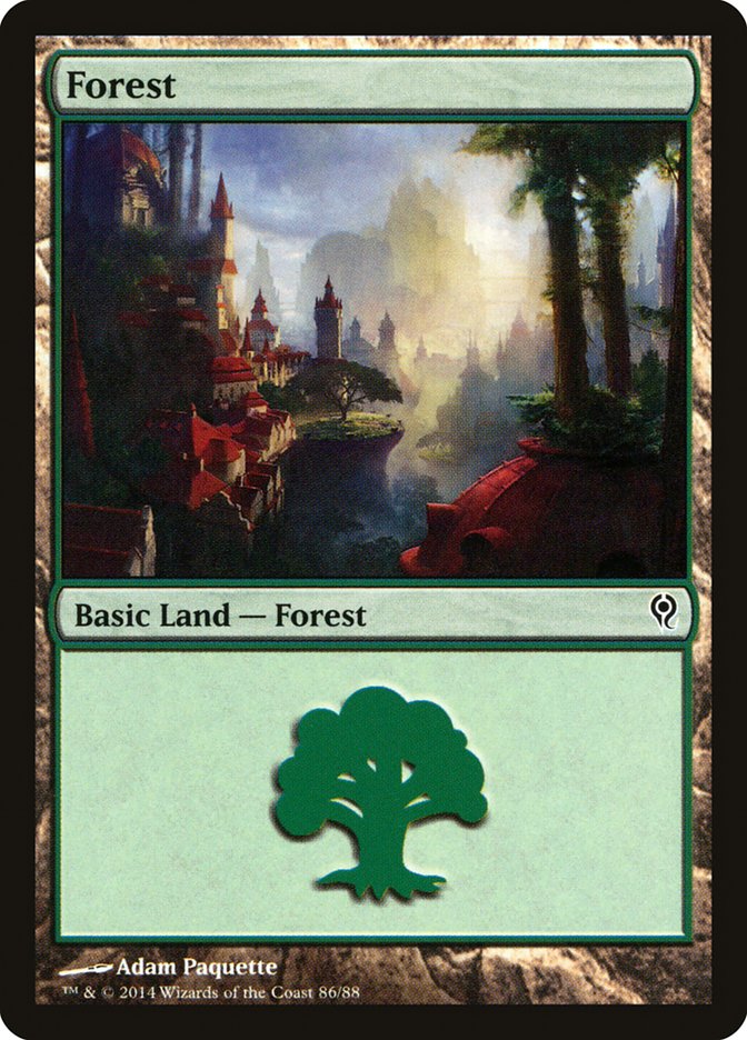 Forest (86) [Duel Decks: Jace vs. Vraska] | I Want That Stuff Brandon