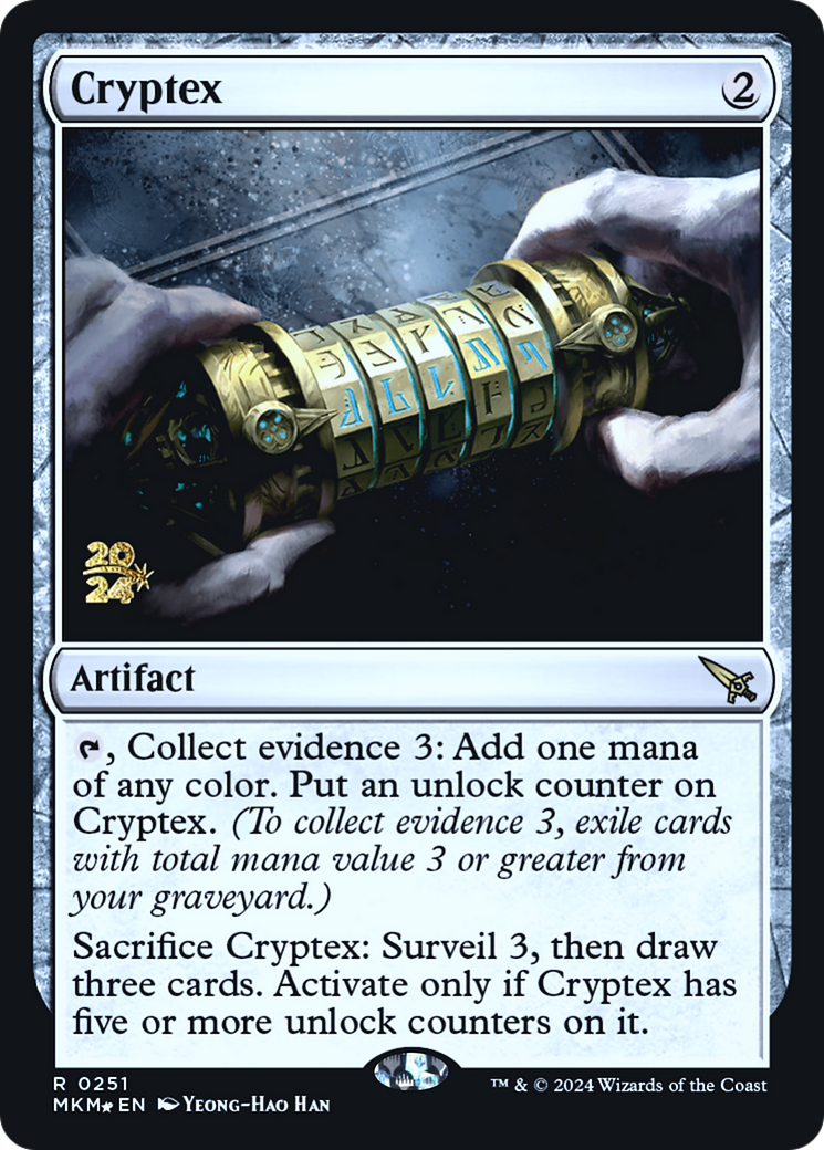 Cryptex [Murders at Karlov Manor Prerelease Promos] | I Want That Stuff Brandon