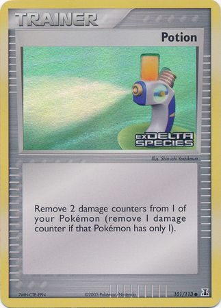 Potion (101/113) (Stamped) [EX: Delta Species] | I Want That Stuff Brandon