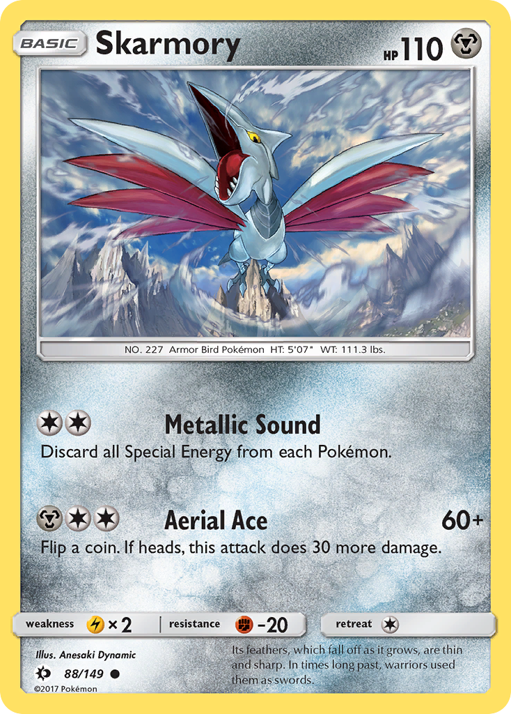 Skarmory (88/149) [Sun & Moon: Base Set] | I Want That Stuff Brandon