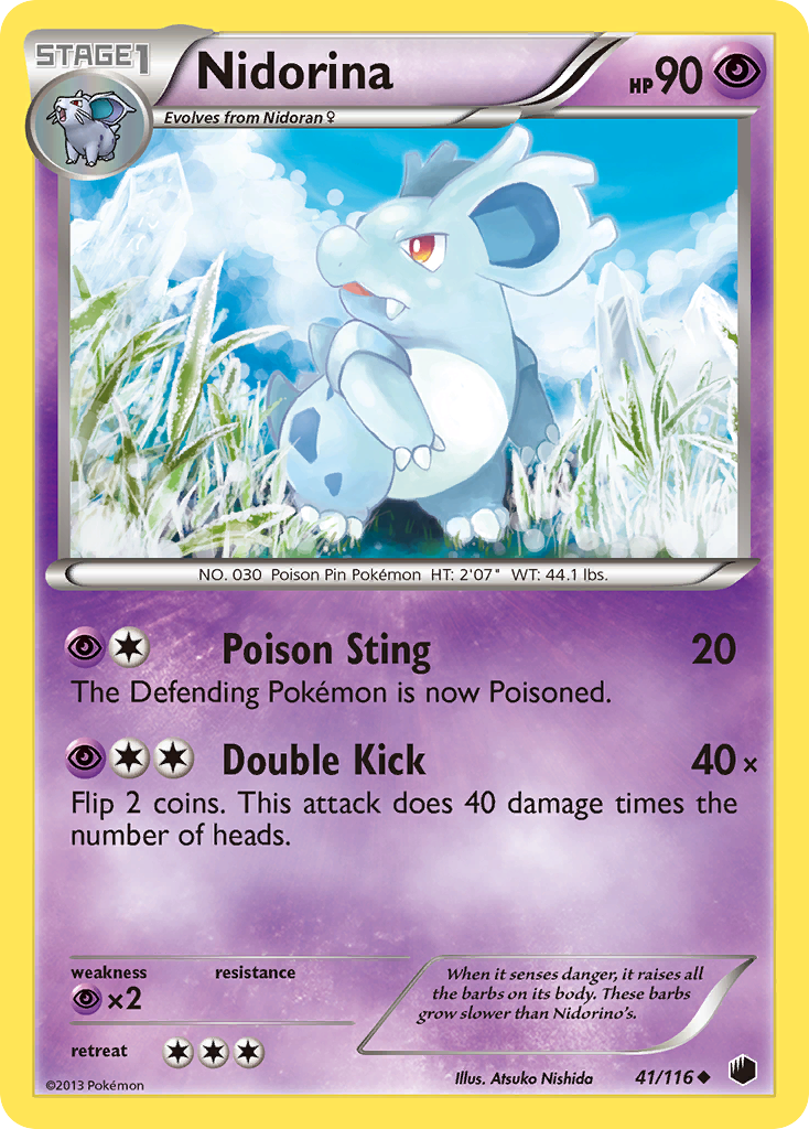 Nidorina (41/116) [Black & White: Plasma Freeze] | I Want That Stuff Brandon