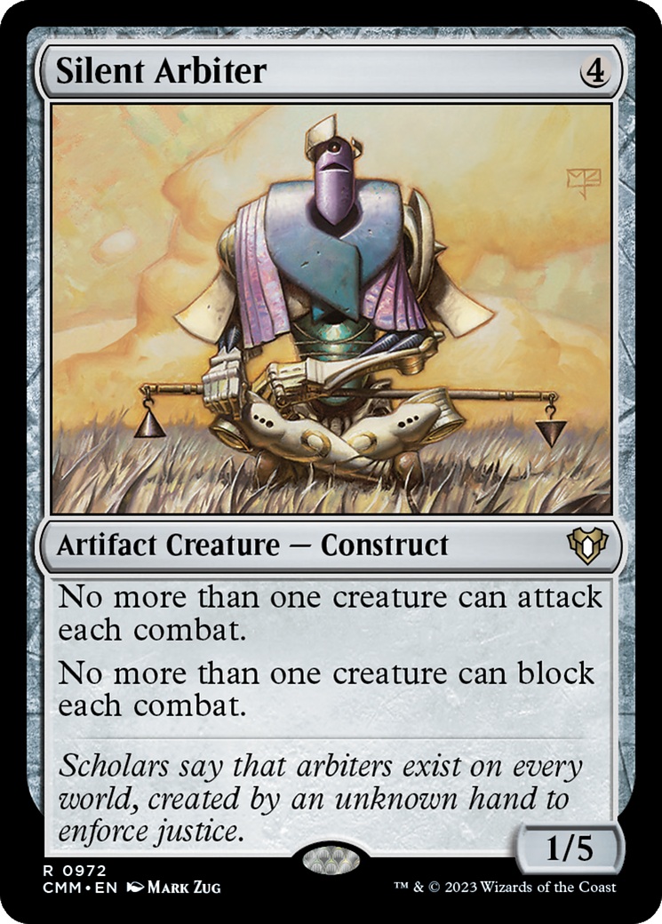 Silent Arbiter [Commander Masters] | I Want That Stuff Brandon