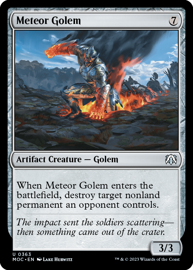 Meteor Golem [March of the Machine Commander] | I Want That Stuff Brandon