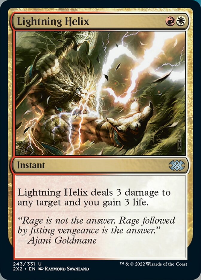 Lightning Helix [Double Masters 2022] | I Want That Stuff Brandon