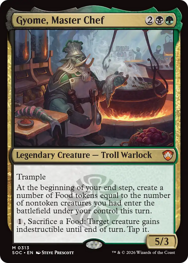 Gyome, Master Chef [Secrets of Strixhaven Commander] | I Want That Stuff Brandon