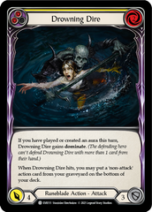 Drowning Dire (Yellow) [EVR111] (Everfest)  1st Edition Rainbow Foil | I Want That Stuff Brandon